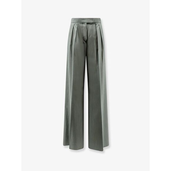 Max Mara Women Mxmgiallo Virgin Wool And Silk Trousers
